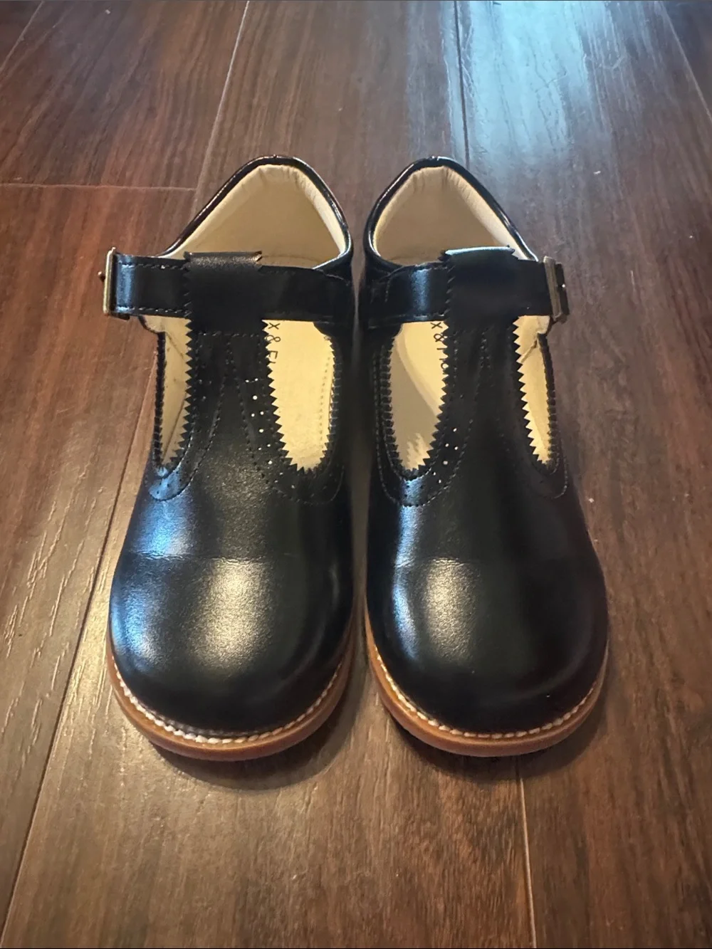 Girls Black T-Strap Mary Jane Kids Shoes